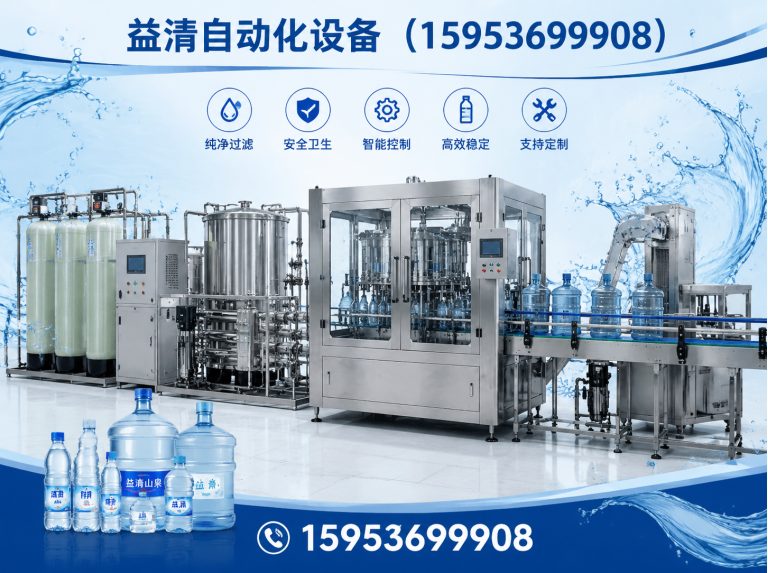 高密市瓶装水灌装设备展示图